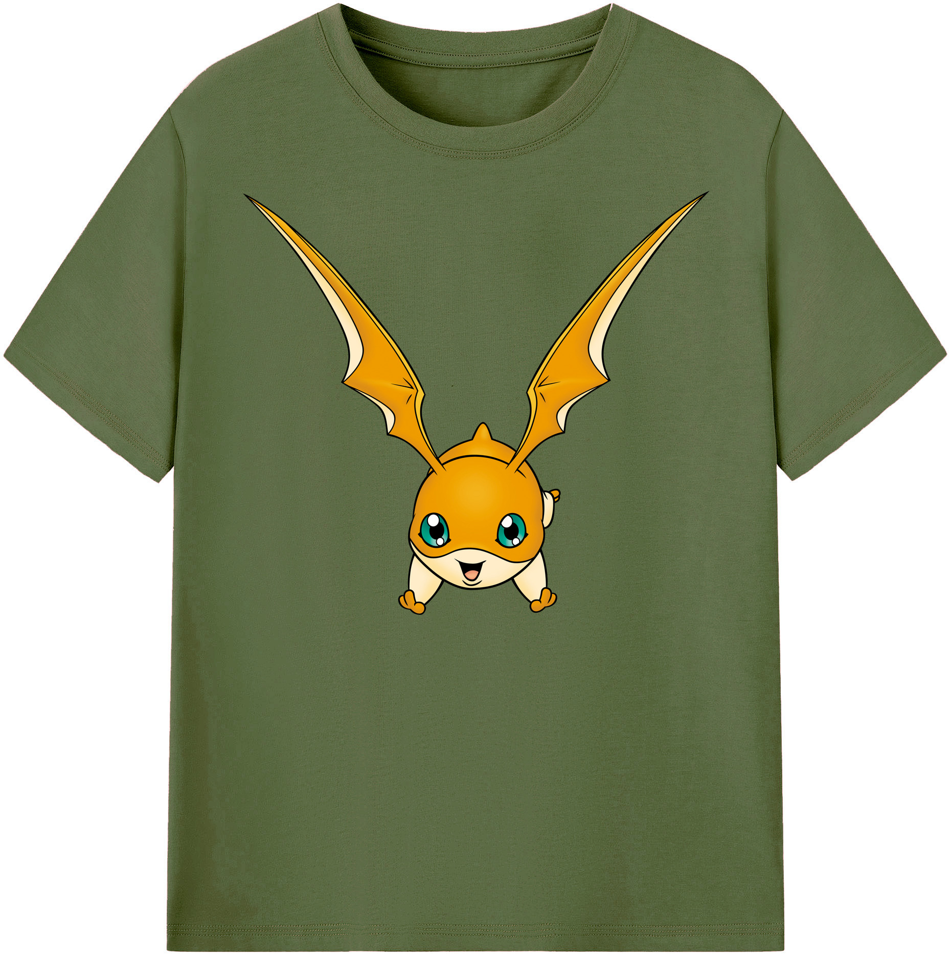 （画像用） Digimon デジタルモンスター/デジモン 綿100％半袖Tシャツ（フロントプリント）